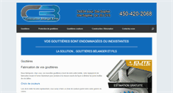 Desktop Screenshot of gouttieresbelangeretfils.com