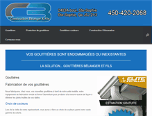Tablet Screenshot of gouttieresbelangeretfils.com